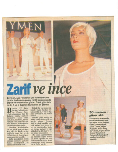 Beymen 1997 İlkbahar Yaz