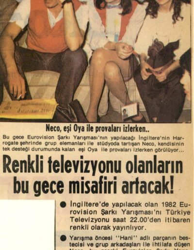 1982 Renkli Televizyon