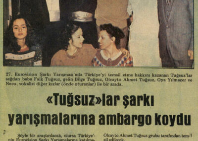 Şarkı Yarışmalarına Ambargo