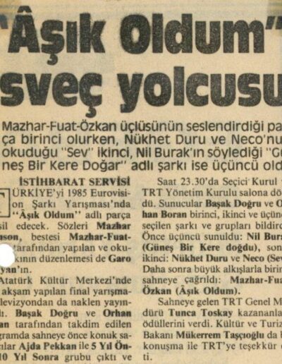 Aşık Oldum 1985