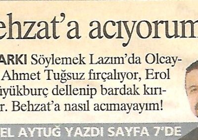 Yüksel Aytuğ Sabah Yazı