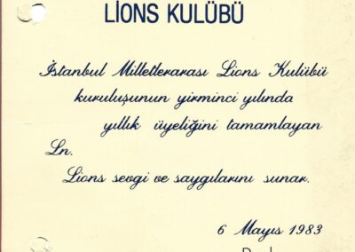 Lions Klüp Başkanı